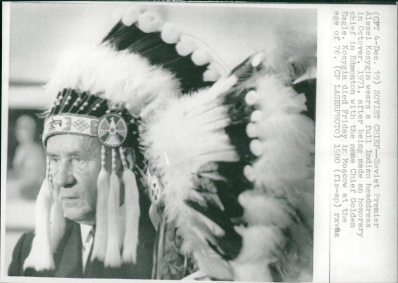 Alexei Kosygin, Politician Soviet - Vintage Photograph