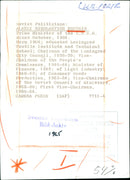 Alexei Kosygin, Politician Soviet - Vintage Photograph