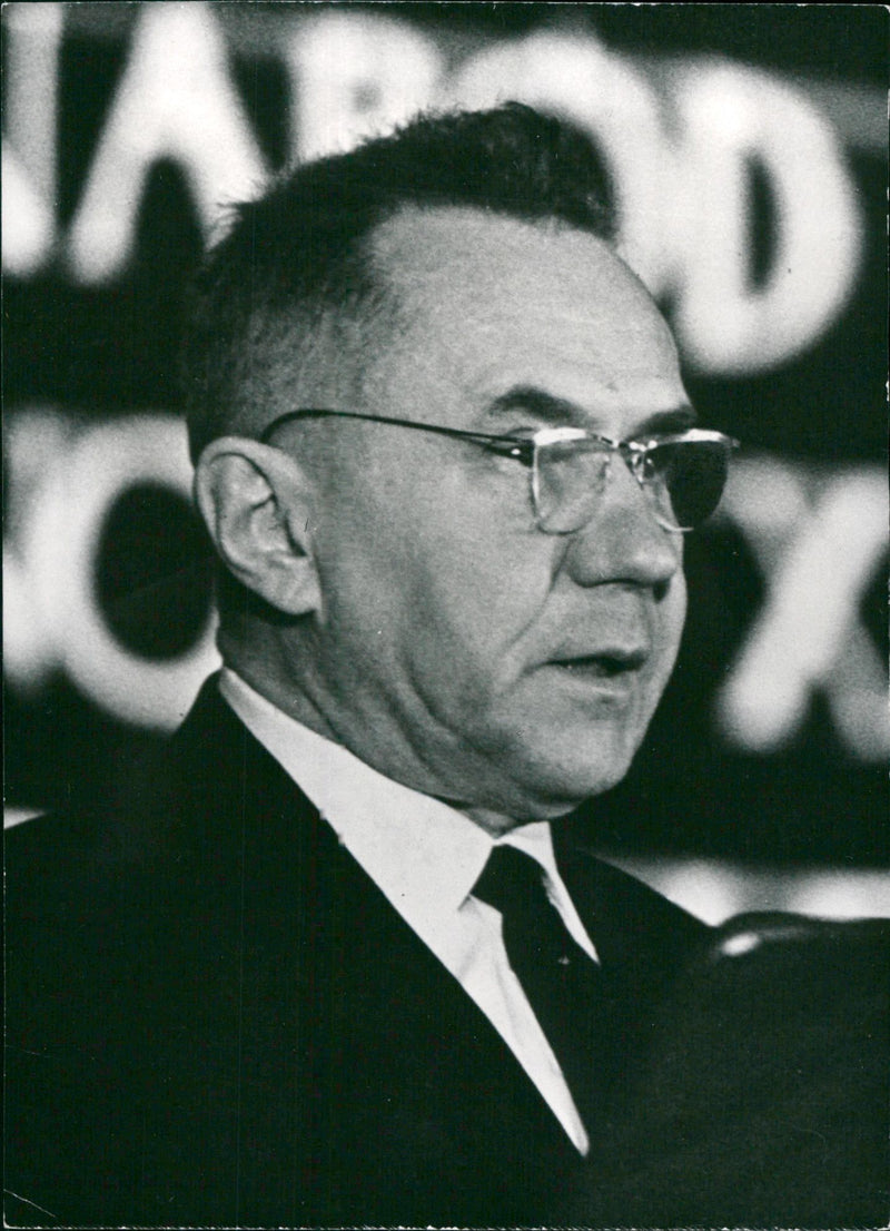 Alexei Kosygin, Politician Soviet - Vintage Photograph