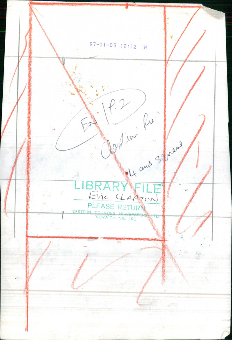 Eric Clapton. - Vintage Photograph