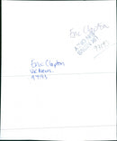 Eric Clapton. - Vintage Photograph