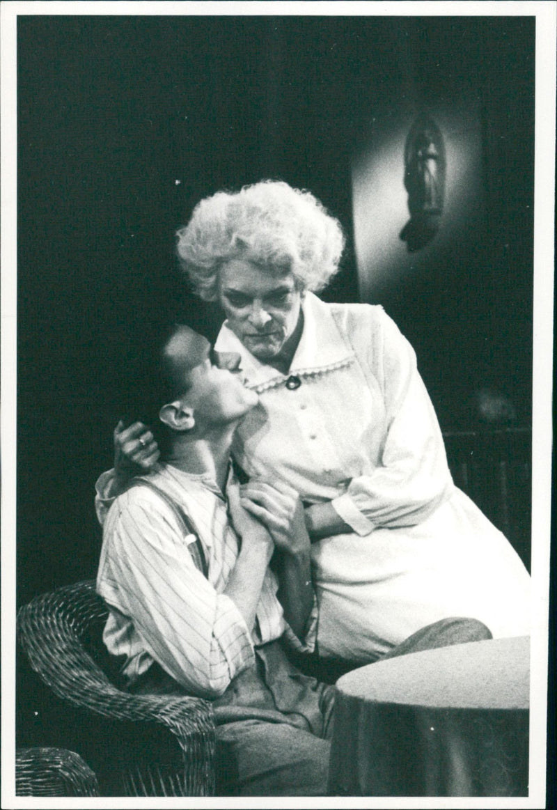 Göran Dyrssen and Betty Tuvén. - Vintage Photograph