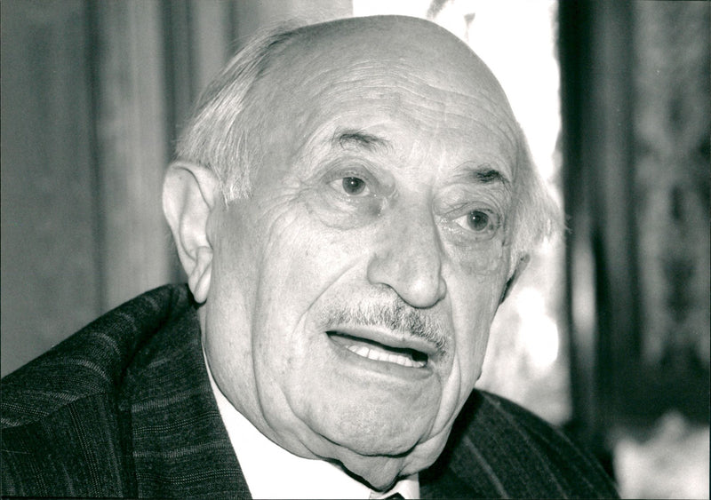 Writer and Founder of an Archive in Vienna Simon Wiesenthal - Vintage Photograph