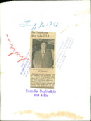 The lead singer Set Svanholm again from the USA. Here on arrival in Bromma - Vintage Photograph