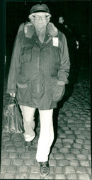 Per Olof Sundman, politician and writer. - Vintage Photograph