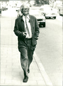 Per Olof Sundman, politician and writer. - Vintage Photograph