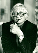 Per Olof Sundman, politician and writer. - Vintage Photograph