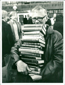 Per Olof Sundman, politician and writer. - Vintage Photograph