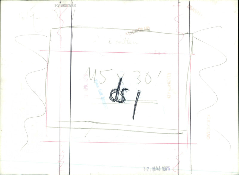 Per Olof Sundman, politician and writer. - Vintage Photograph