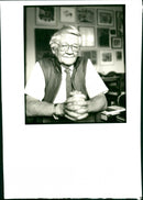 Per Olof Sundman, politician and writer. - Vintage Photograph