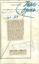 Theater pictures, Gerd Andersson and Verner Klavsen in Alskar Ni Bach - Vintage Photograph