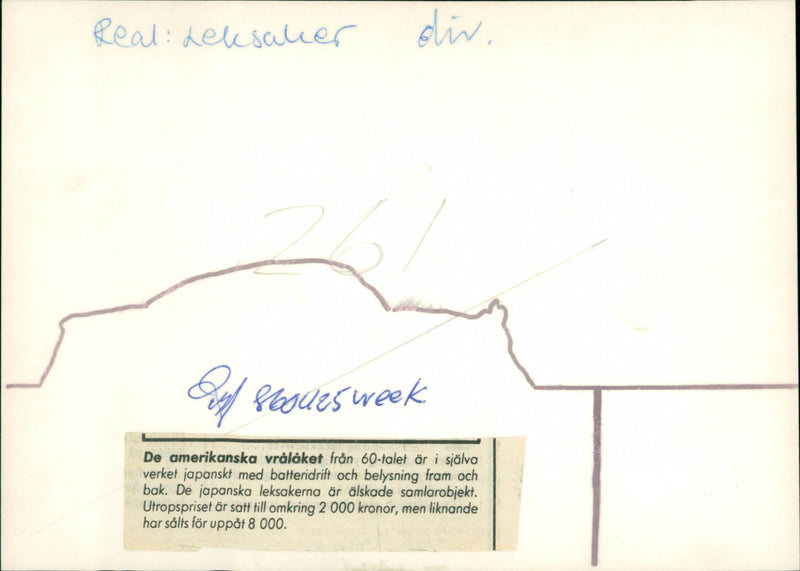 Toys Cars - Vintage Photograph