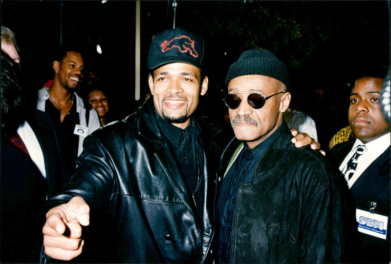 Mario Van Peebles and Melvin Van Peebles - Vintage Photograph