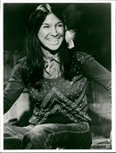 Buffy Sainte-Marie, American-Canadian singer-songwriter. - Vintage Photograph