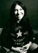 Buffy Sainte-Marie, American-Canadian singer-songwriter. - Vintage Photograph