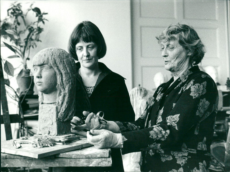 Ellinor Taube and Astri Taube - Vintage Photograph