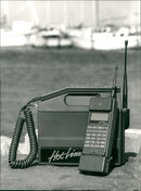 Telephone models and appliances - Vintage Photograph