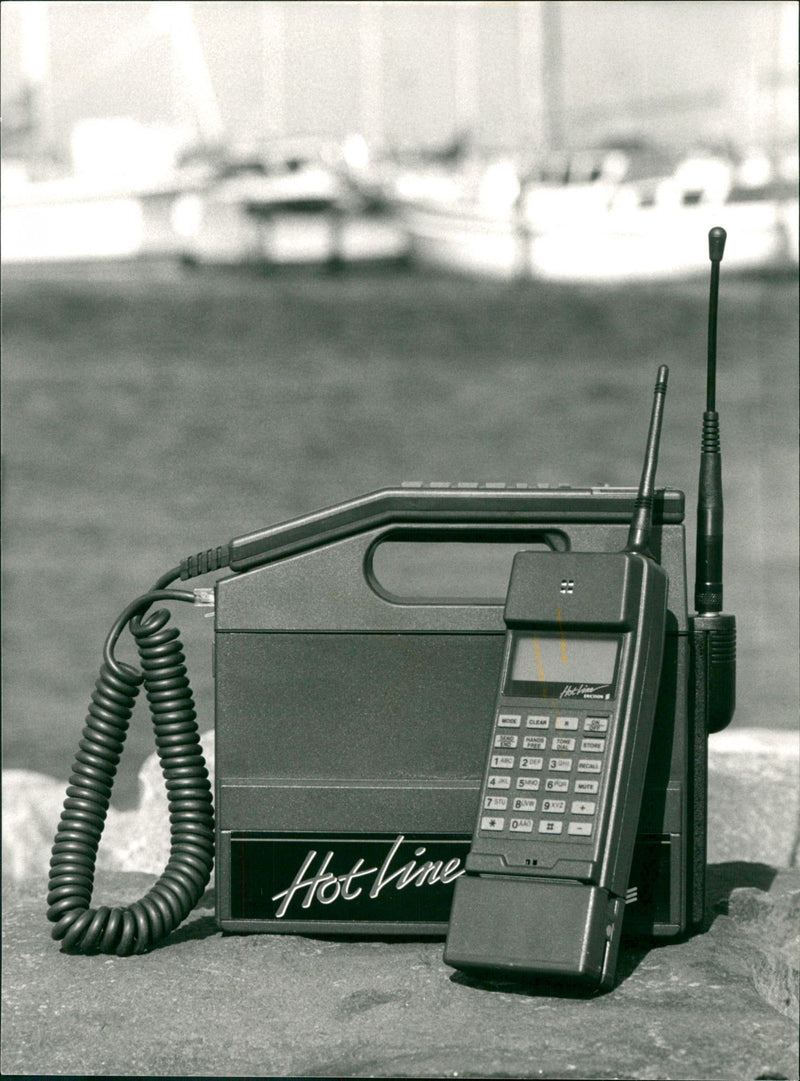 Telephone models and appliances - Vintage Photograph