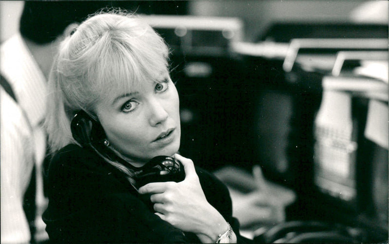 Telephone models and appliances - Vintage Photograph