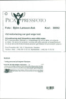 1996 CHESS RICE POLAR MUSIC INTERNATIONAL ANDERS HANSE ASK SWEDEN - Vintage Photograph