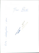 1983 CHESS RICE POLAR MUSIC INTERNATIONAL HANSER TIM ROTH - Vintage Photograph