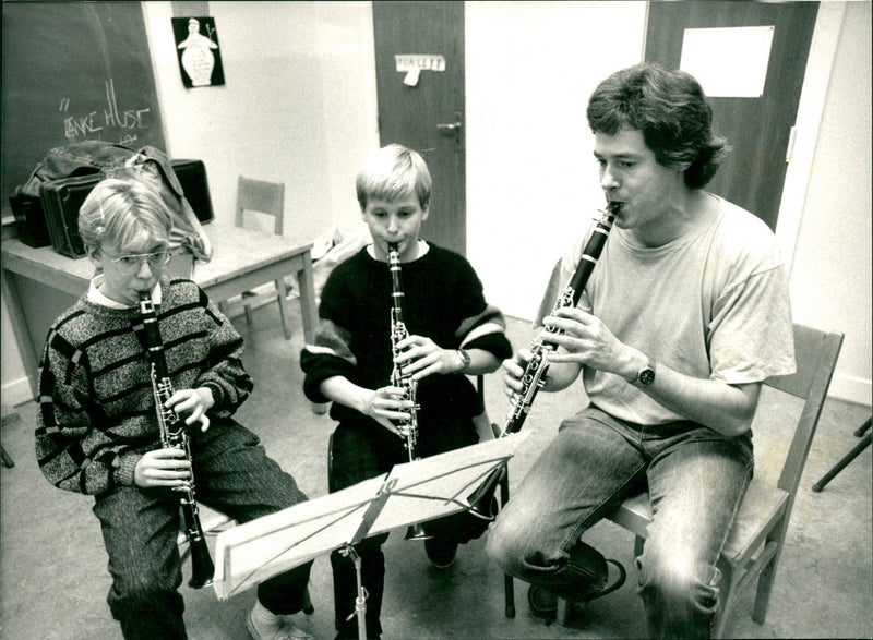 1986 CHESS RICE POLAR MUSIC INTERNATIONAL ANDERS HANS MICHAEL - Vintage Photograph