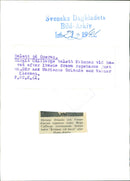 1961 DAGBLADETS KNOWN BIRGIT HER KLAVSEN MARIANNE AFTER BALLET OSI CULLBERGS - Vintage Photograph