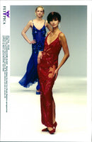 Fashion Show, Models display the latest from Renato Balestra's spring/summer collection. - Vintage Photograph