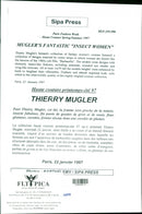 Fashion Show, Paris Fashion Week. Haute Couture Spring / Summer 1997. - Vintage Photograph