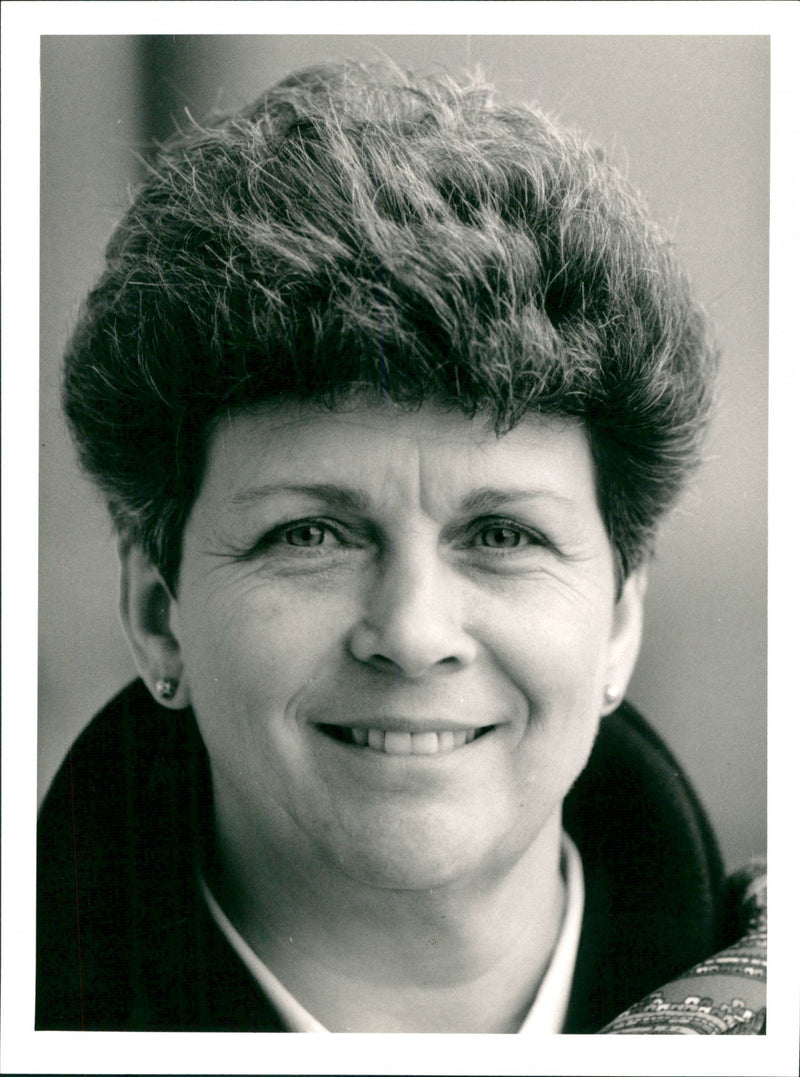 Ingela Thalen, municipal councils chairman. - Vintage Photograph