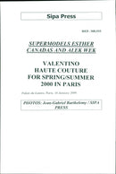 Supermodels Esther Canadas and Alek Wek - Vintage Photograph