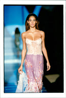 Supermodels Esther Canadas and Alek Wek - Vintage Photograph