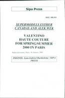 Supermodels Esther Canadas and Alek Wek - Vintage Photograph