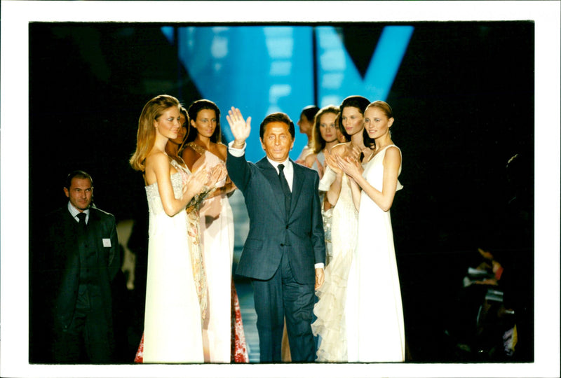 Supermodels Esther Canadas and Alek Wek - Vintage Photograph