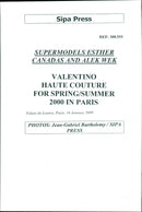 Supermodels Esther Canadas and Alek Wek - Vintage Photograph