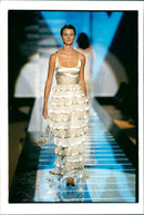 Supermodels Esther Canadas and Alek wek. - Vintage Photograph