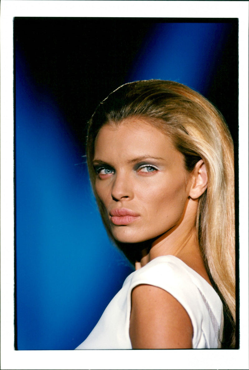 Supermodels Esther Canadas and Alek Wek - Vintage Photograph