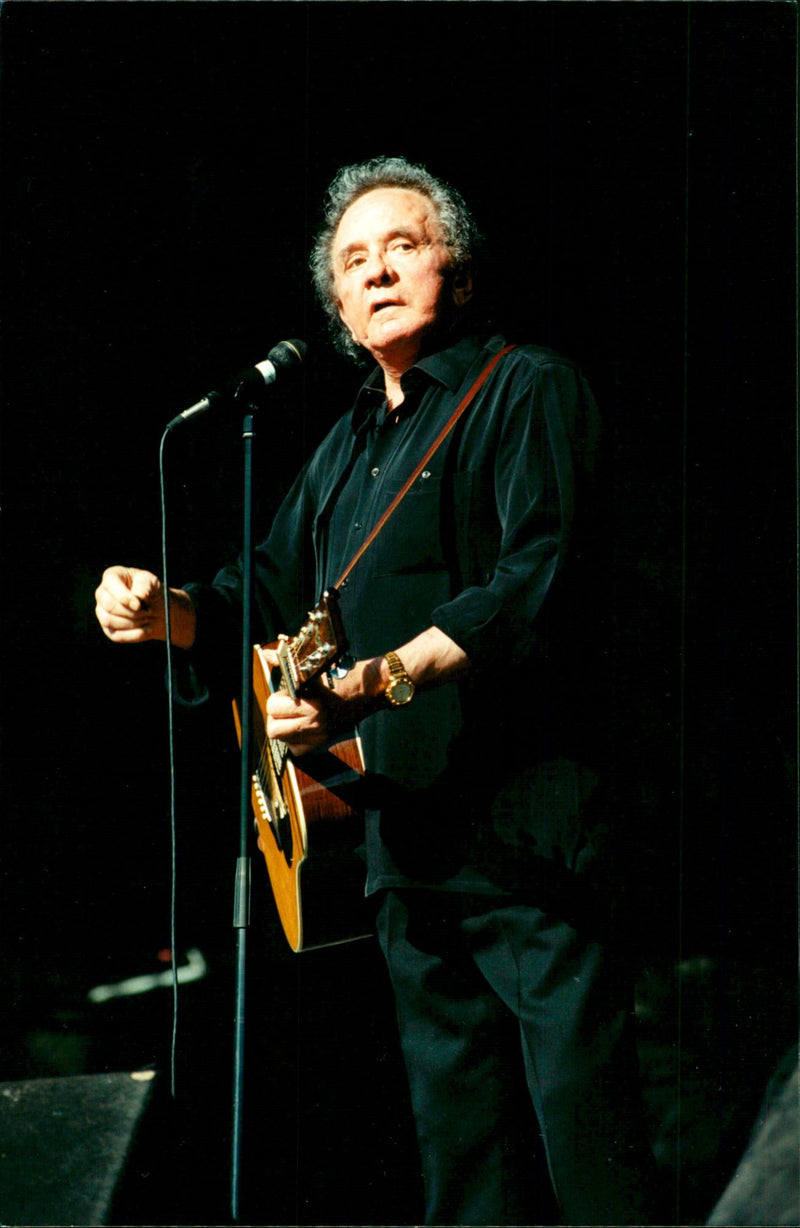 Johnny Cash Country. At the Lollipop Festival. - Vintage Photograph