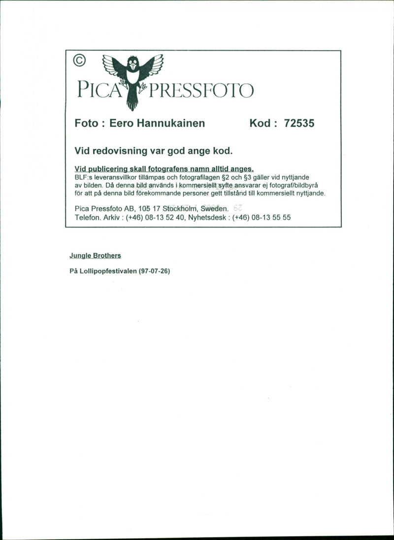 Music Festivals, Lollipop Festival. - Vintage Photograph