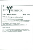 Music Polar award winner Ray Charles, King Carl Gustaf and Queen Silvia - Vintage Photograph