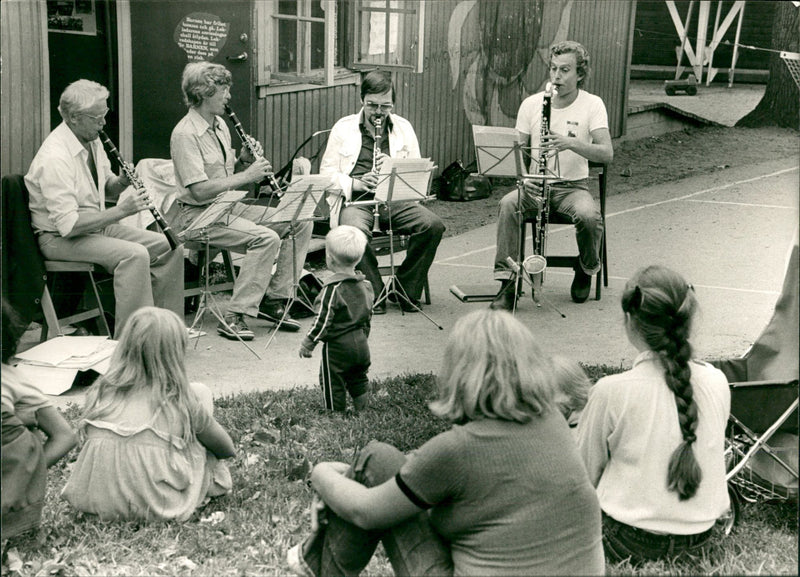 GION MUSIC GAR JOHANSSON BJOD REGIONAL VASAPARKEN AND - Vintage Photograph