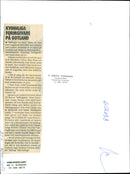 Model Wearing a Loose Striped Tshirt and A Cap in Gotland - Vintage Photograph