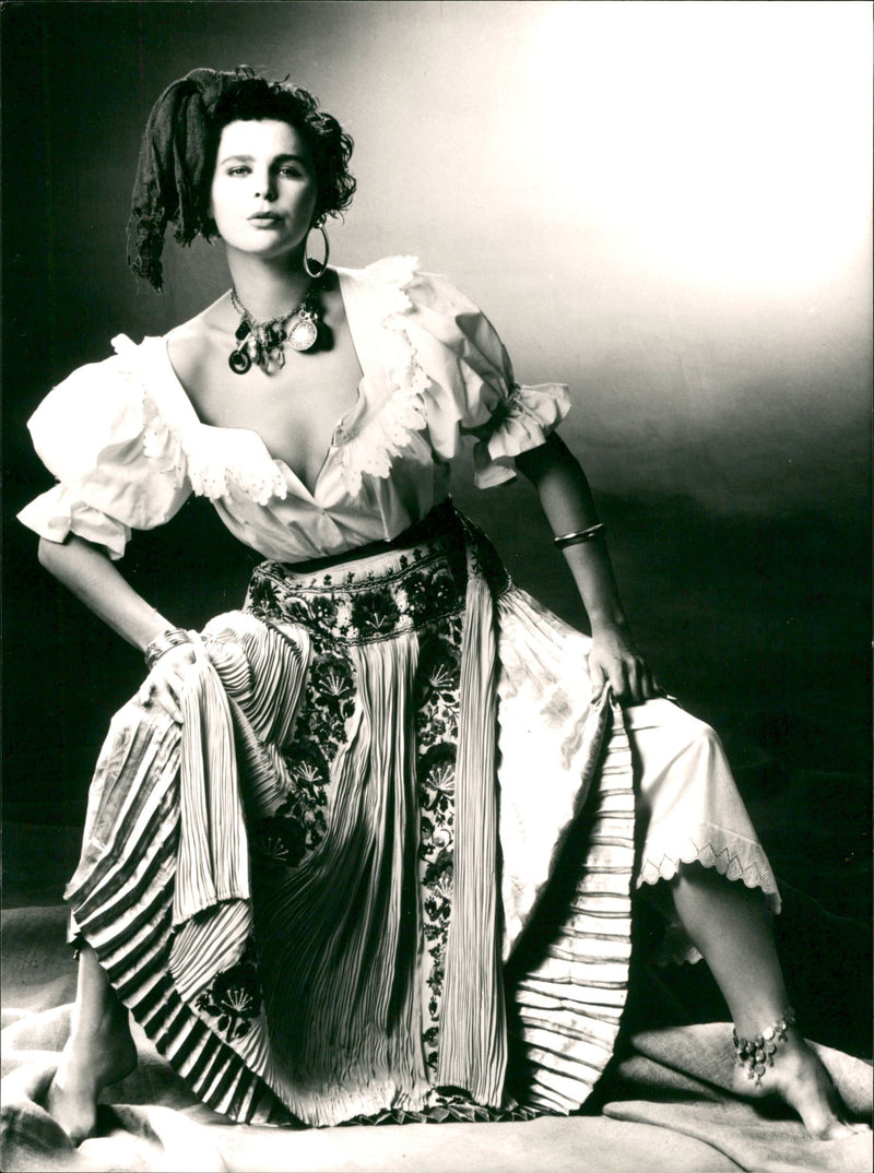 Model of Triumph International - Vintage Photograph