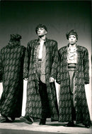 Model Johan Pellams Presenting a Simple Straight Loan Cows - Vintage Photograph