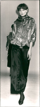 Model From The Couturier Per Spook Presented their Autumn-Winter Collection 1985-1986 - Vintage Photograph