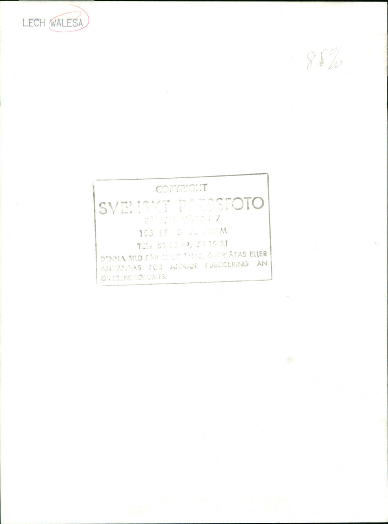 Lech Walesa - Vintage Photograph