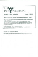 SWEDEN FULLY THEI LEIF JANSSON VISIT SECOND ROYAL QUEEN CONCERT - Vintage Photograph