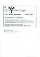 Björn Ulvaeus and Benny Andersson in musical Kristina from Duvemåla. - Vintage Photograph