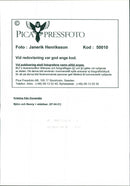 Björn Ulvaeus and Benny Andersson in musical Kristina from Duvemåla. - Vintage Photograph