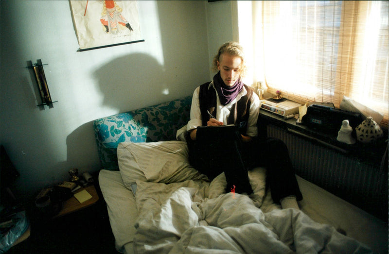 1992 GUNNIR UNGE SODERBERG SVD POETEX GUNNAR PHOTO JAPEQBEGEYSUENS - Vintage Photograph